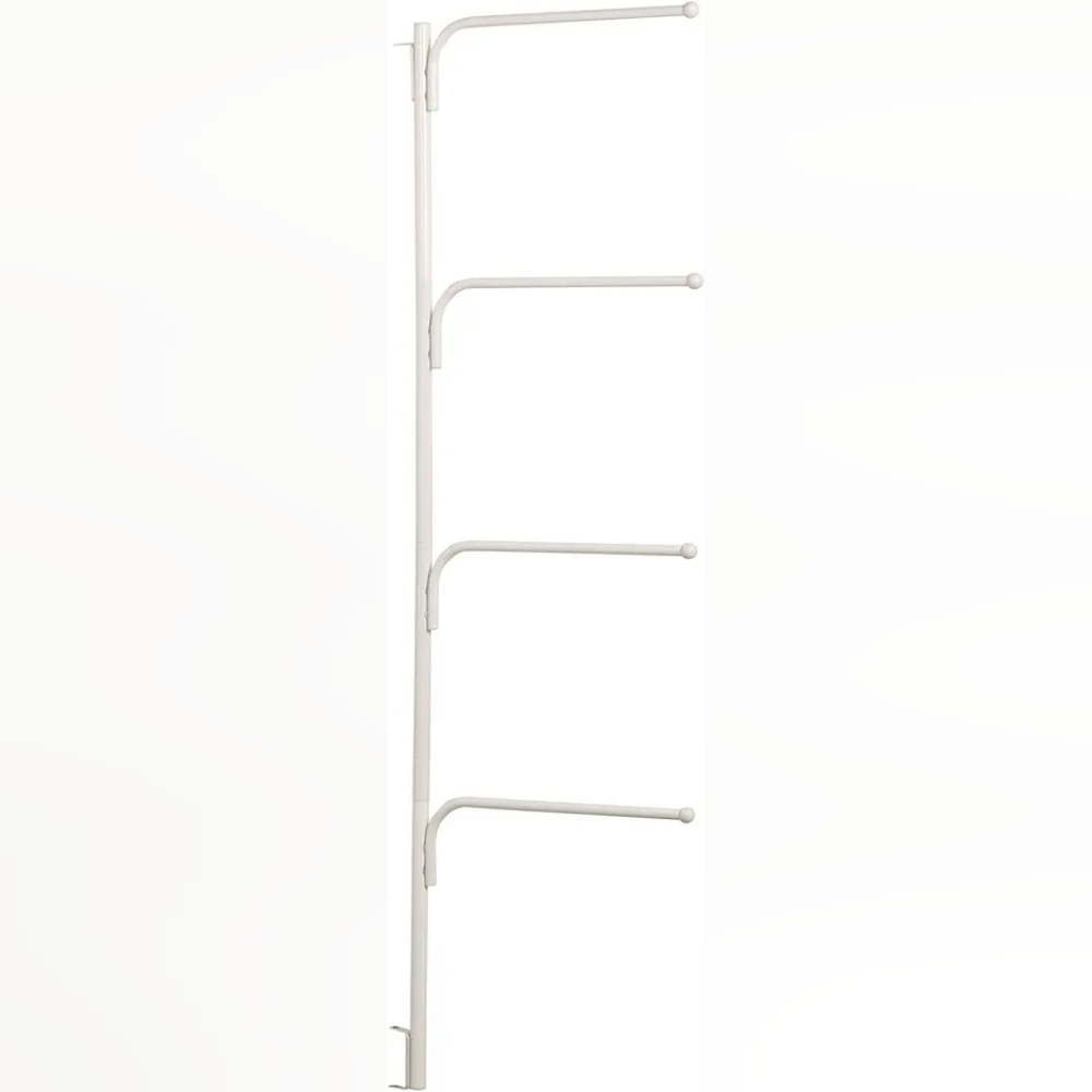 White Wall-Mounted Hook